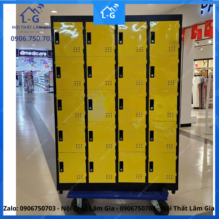 TỦ HỒ SƠ SẮT SƠN TĨNH ĐIỆN 20 CỬA – LƯU TRỮ GỌN GÀNG, AN TOÀN, BỀN ĐẸP